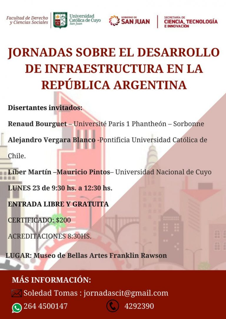 23-04-18: JORNADA SOBRE EL DESARROLLO DE INFRAESTRUCTURA EN LA ARGENTINA
