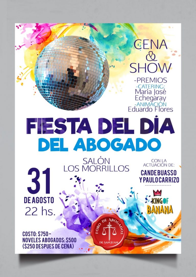 31/8 FIESTA DEL DÍA DEL ABOGADO