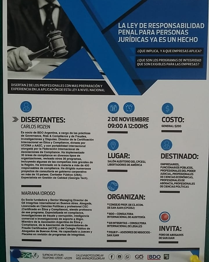 2/11: JORNADA SOBRE RESPONSABILIDAD PENAL
