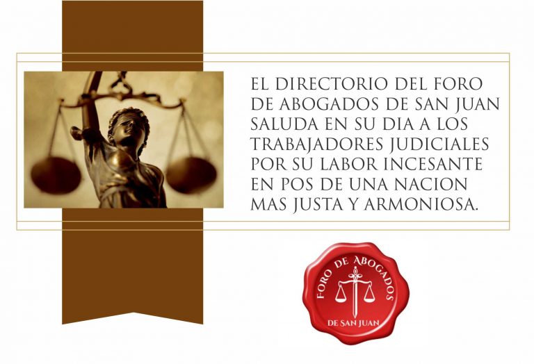 SALUTACIÓN DÍA DEL EMPLEADO JUDICIAL