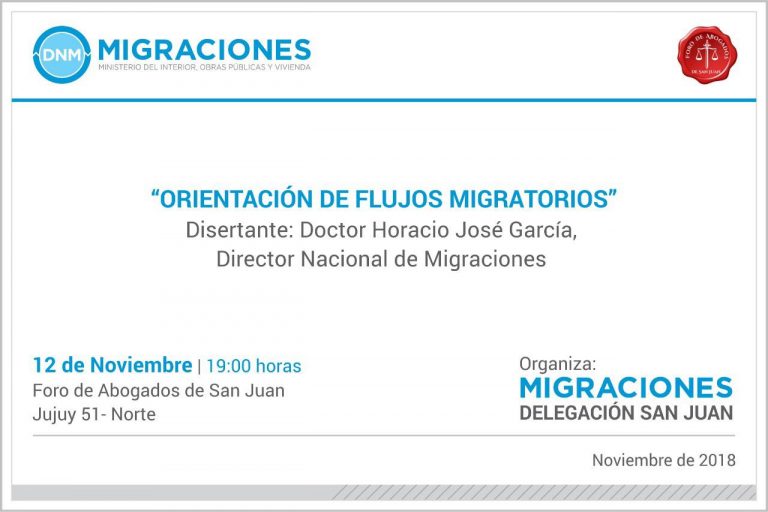 IMPORTANTE – JORNADA DE HOY (MIGRACIONES) PASA PARA MAÑANA 19 HS