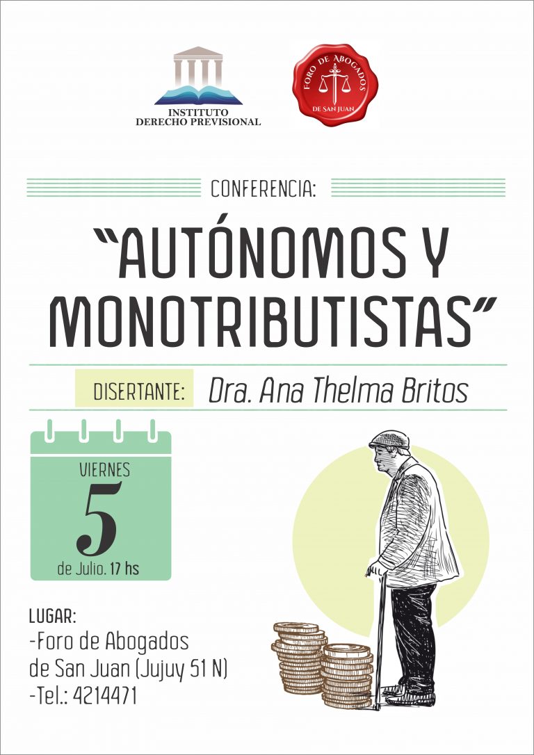 5/7/2019: Conferencia “Autonomos y Monotributistas”