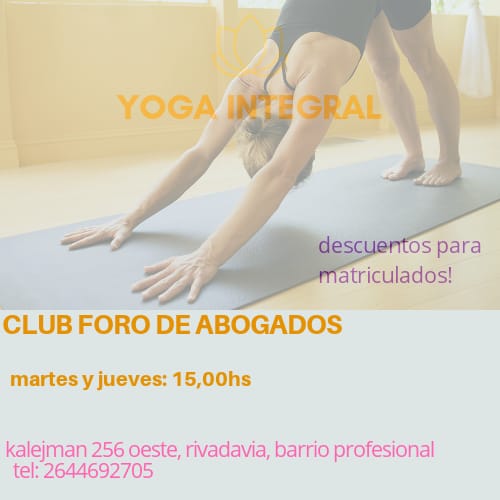 CLASES DE YOGA INTEGRAL