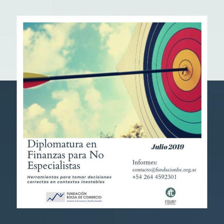 Julio 2019: Diplomatura en Finanzas para no especialistas