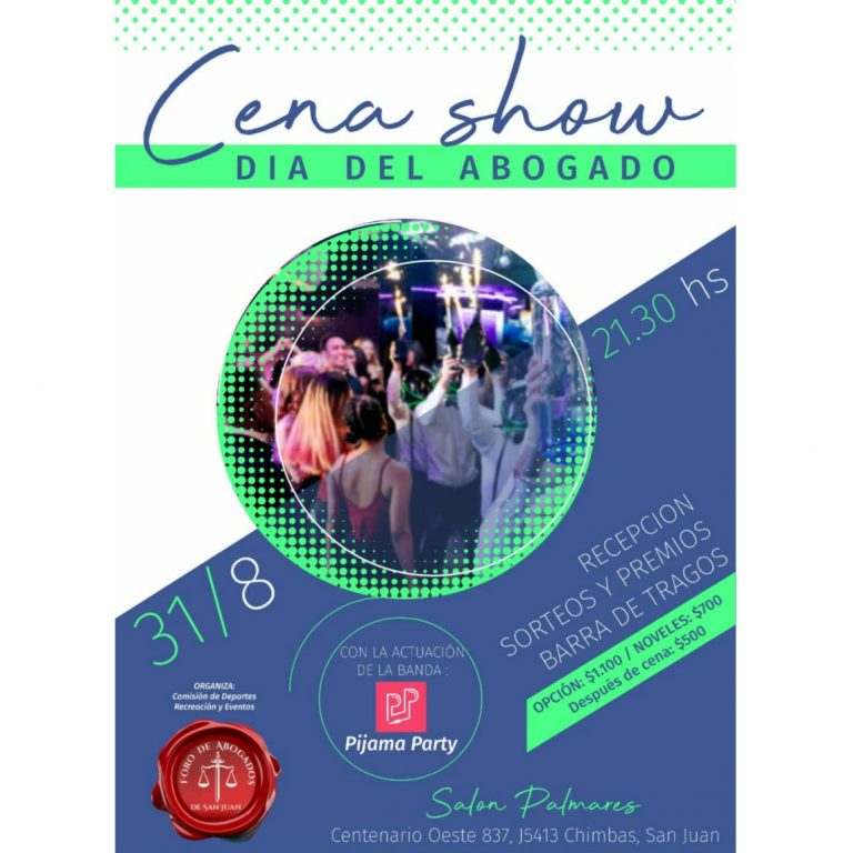 31/8: LA GRAN FIESTA DE LOS ABOGADOS