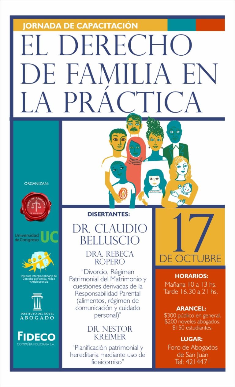 PRÓXIMAMENTE: EL DERECHO DE FAMILIA EN LA PRACTICA