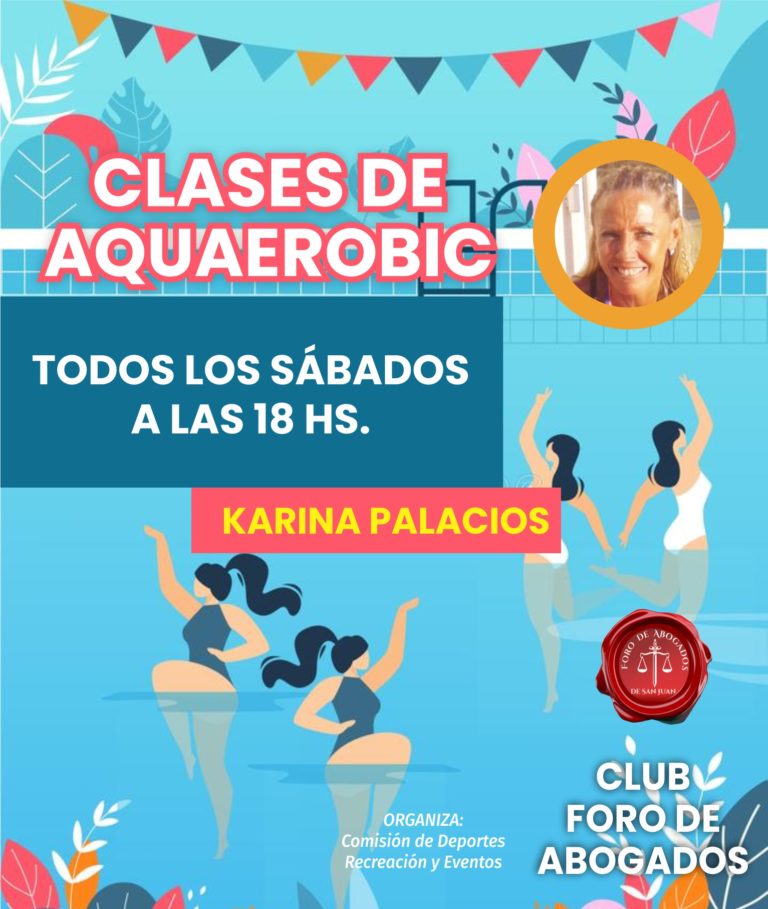 CLASES DE AQUAEROBIC: nuevo horario