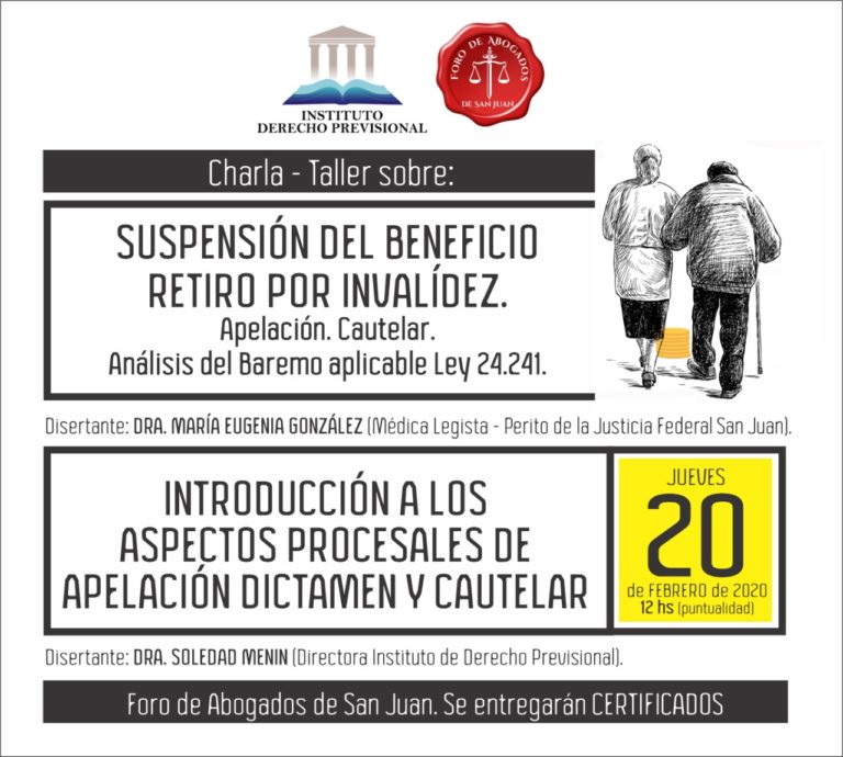 INSTITUTO DE DERECHO PREVISIONAL INVITA: