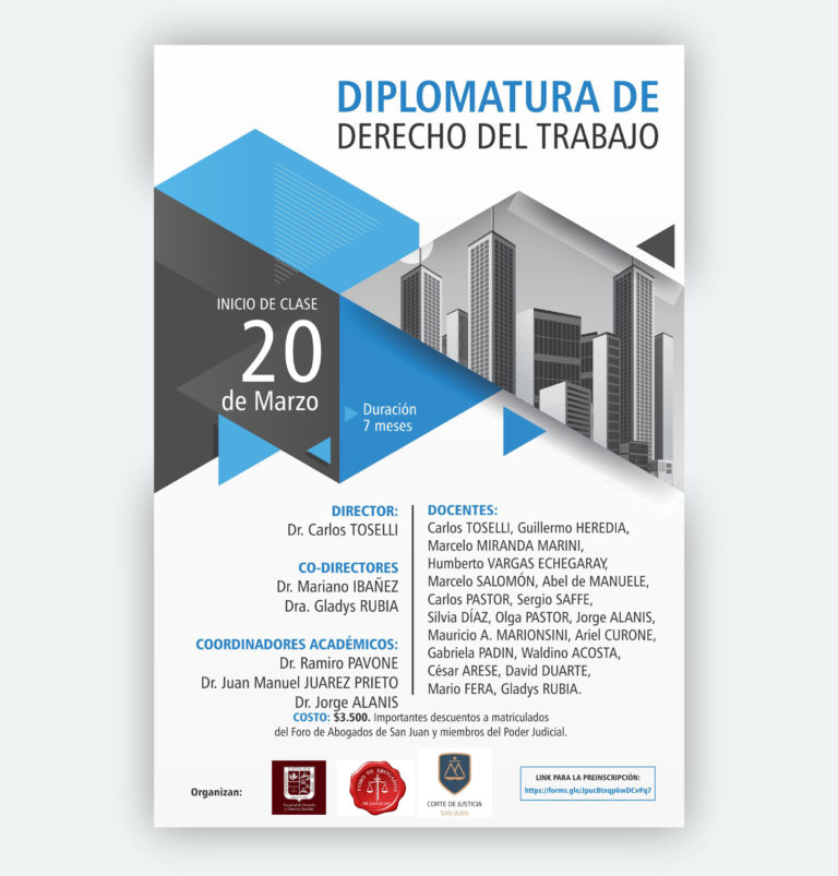 DIPLOMATURA EN DERECHO DEL TRABAJO