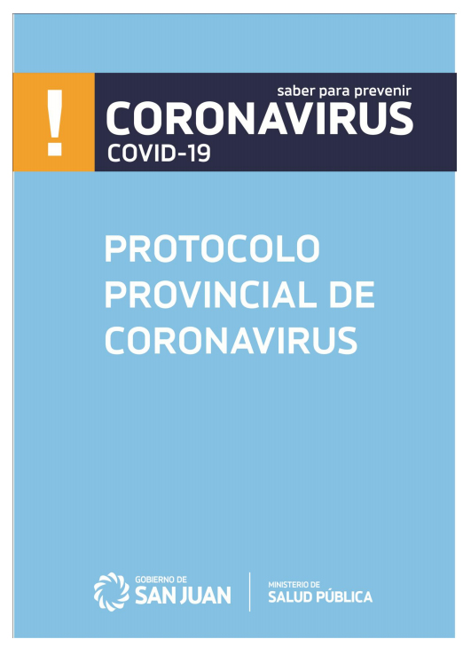 PROTOCOLO CORONAVIRUS DIFUNDIDO POR GOBIERNO DE SAN JUAN