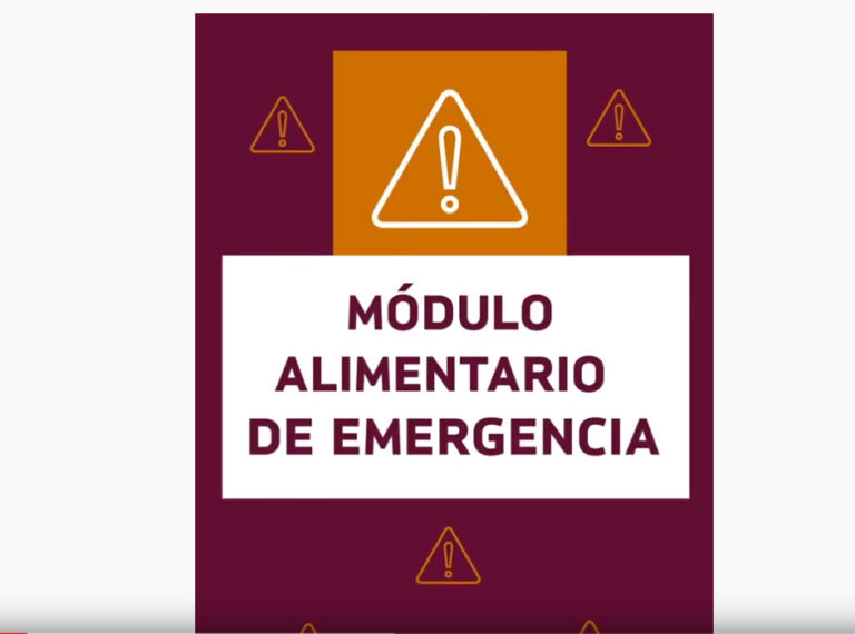 INFORMACIÓN SOBRE LOS MÓDULOS ALIMENTARIOS DE EMERGENCIA