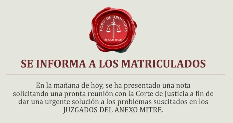 5/3/2020: COMUNICACIÓN DE ÚLTIMO MOMENTO: