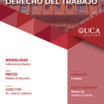 Curso de Práctica de Derecho del Trabajo – Flyer 2020 (frente)