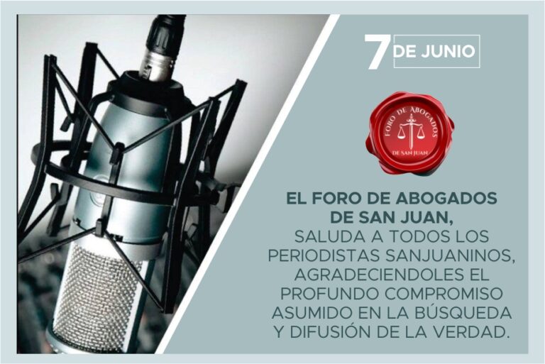7/10: SALUTACIÓN DÍA DEL PERIODISTA