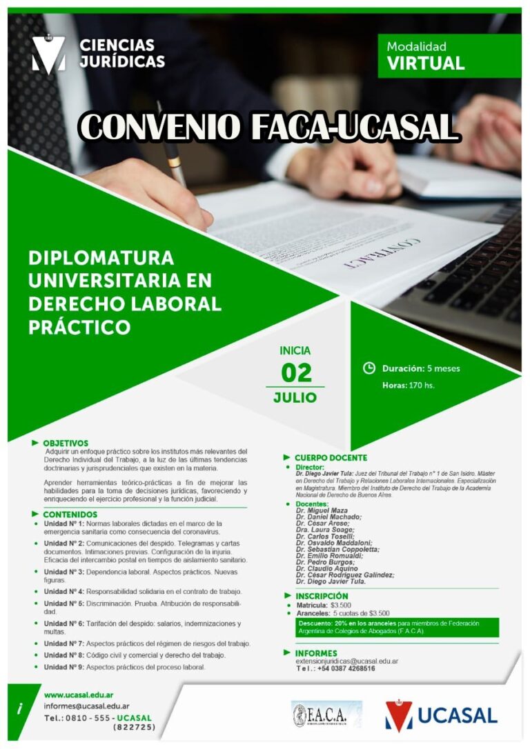 CONVENIO FACA- UCASAL