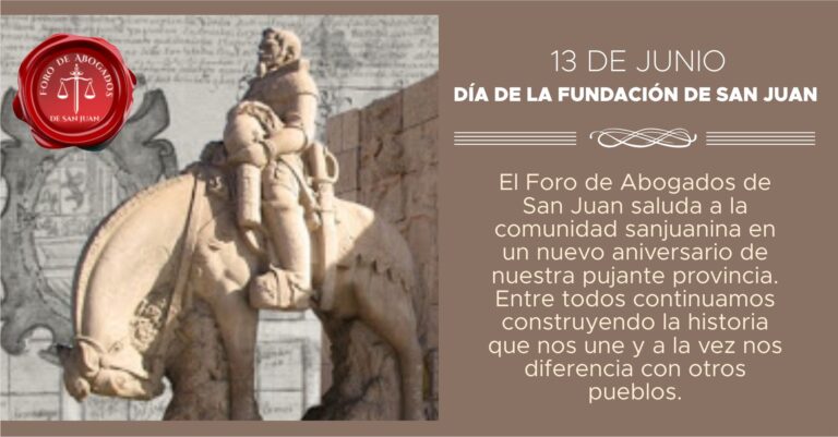 SALUTACIÓN DÍA DE LA FUNDACIÓN DE SAN JUAN