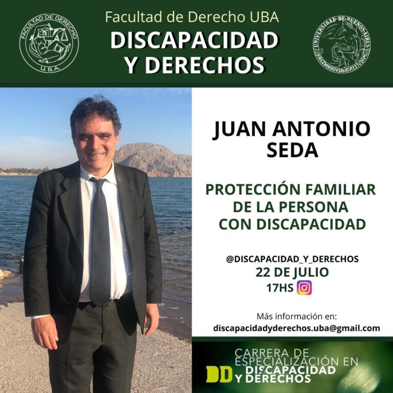 22/7, 17 hs. DISCAPACIDAD Y DERECHOS