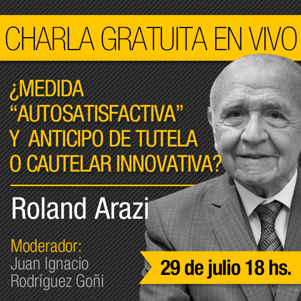 29/7: CICLO DE CHARLAS GRATUITAS