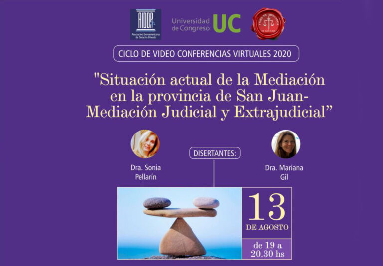 VER AQUÍ EL VIDEO “Situación Actual de la Mediación en San Juan”