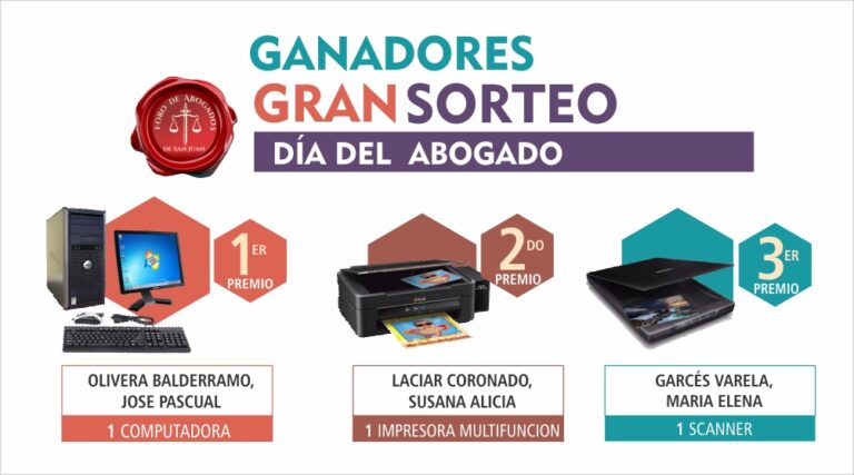 FESTEJAMOS EL DÍA DEL ABOGADO CON EL GRAN SORTEO