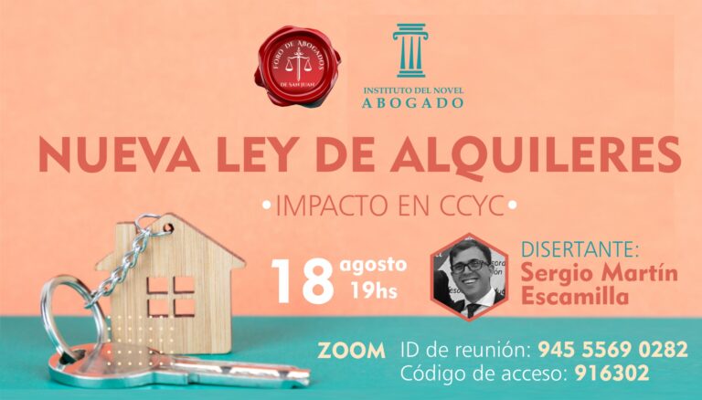 CHARLA SOBRE NUEVA LEY DE ALQUILERES