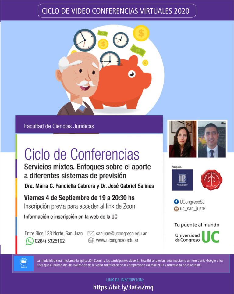 CICLO DE CHARLAS FORO- UNIVERSIDAD DE CONGRESO