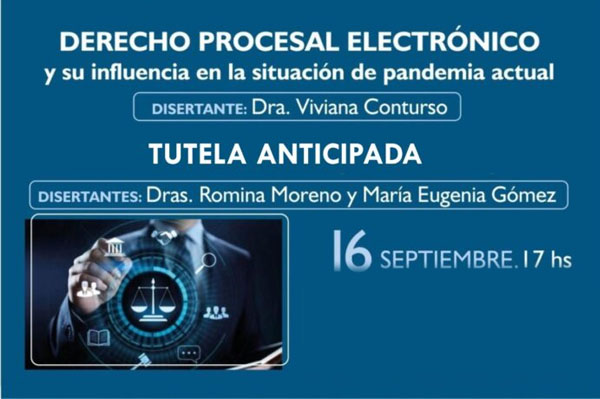 VER AQUI EL VIDEO “Derecho Procesal Electrónico” 16-9-2020
