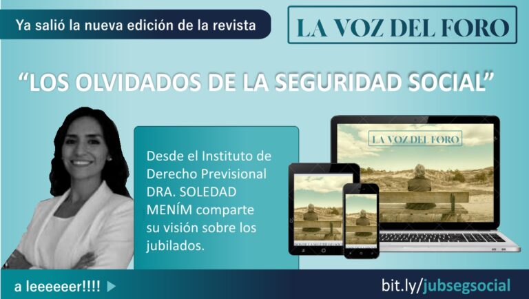 LEER “LOS OLVIDADOS DE SIEMPRE” EN LA REVISTA LA VOZ DEL FORO