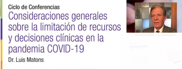 VER EL VIDEO “DECISIONES CLÍNICAS EN LA PANDEMIA COVID-19”