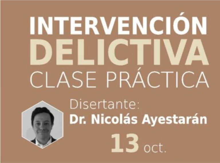 VER AQUÍ EL VIDEO “INTERVENCIÓN DELICTIVA”