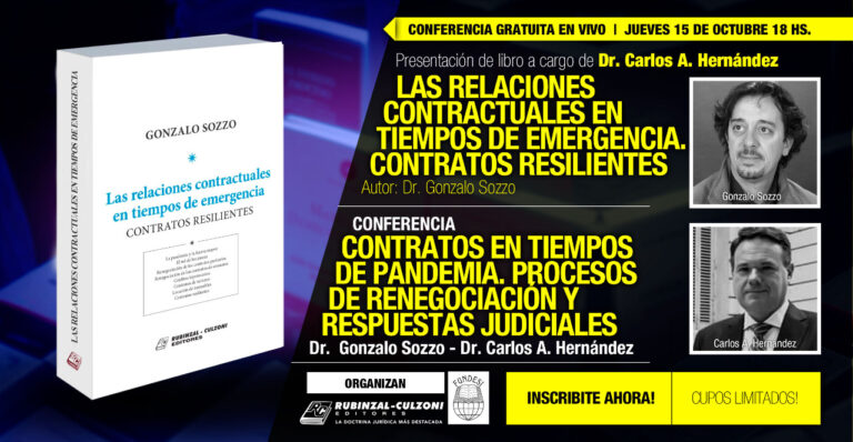 CONFERENCIA EN VIVO GRATUITA EL 15 DE OCTUBRE A LAS 18 HS.