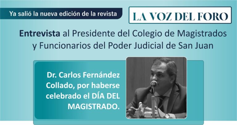 ENTREVISTAS IMPERDIBLES EN LA REVISTA LA VOZ DEL FORO