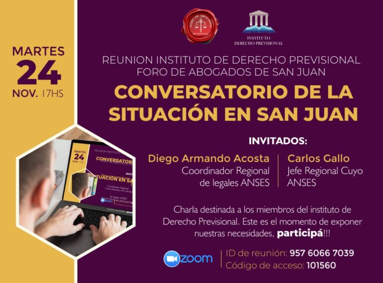 INSTITUTO DE DERECHO PREVISIONAL INVITA: