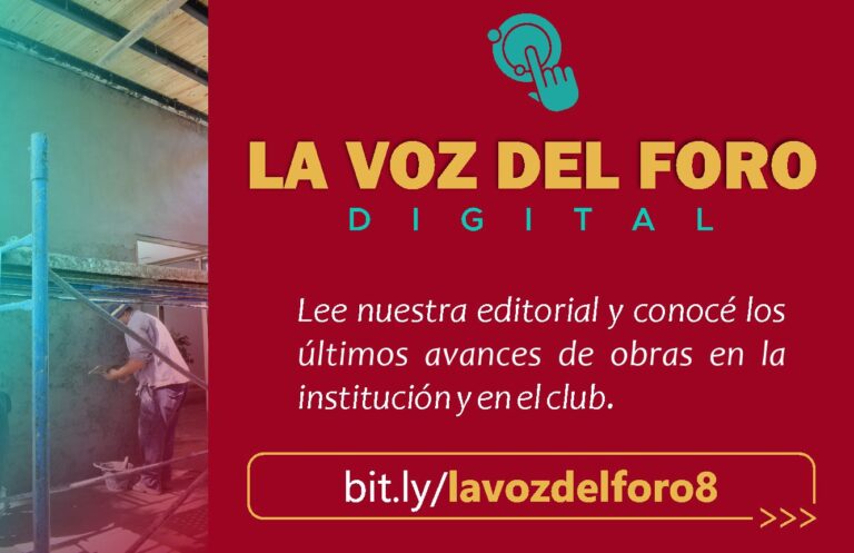 SEGUÍ DISFRUTANDO DEL N° 8 DE LA “VOZ DEL FORO”