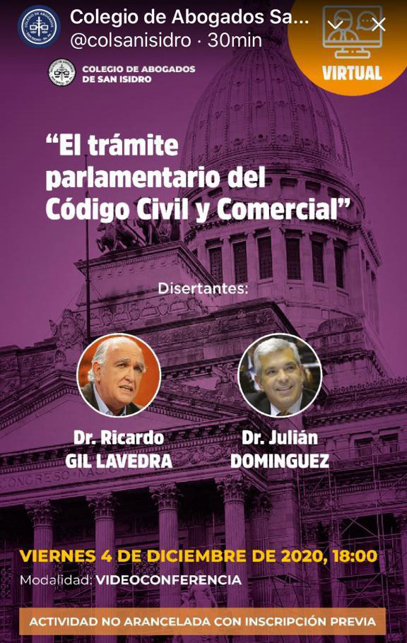 4/12: EL TRÁMITE PARLAMENTARIO DEL CÓDIGO CIVIL Y COMERCIAL