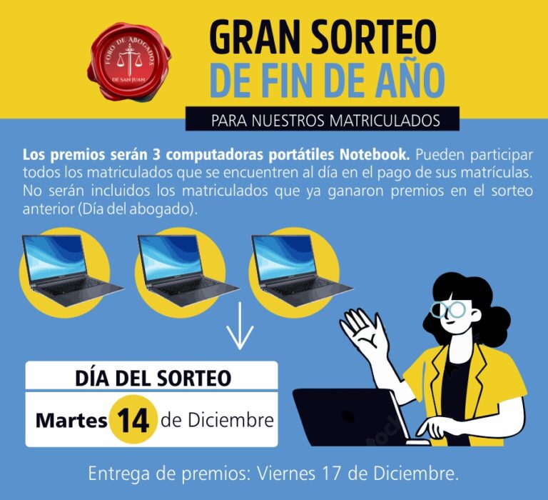 GRAN SORTEO DE FIN DE AÑO