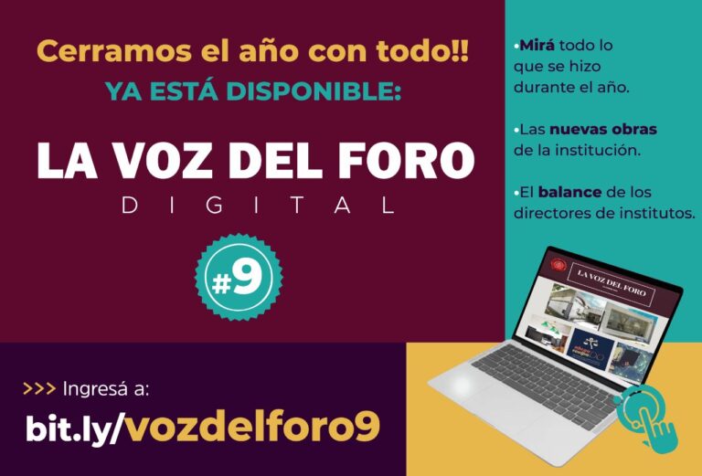 MIRÁ AQUÍ EL N° 9 DE LA REVISTA LA VOZ DEL FORO!!