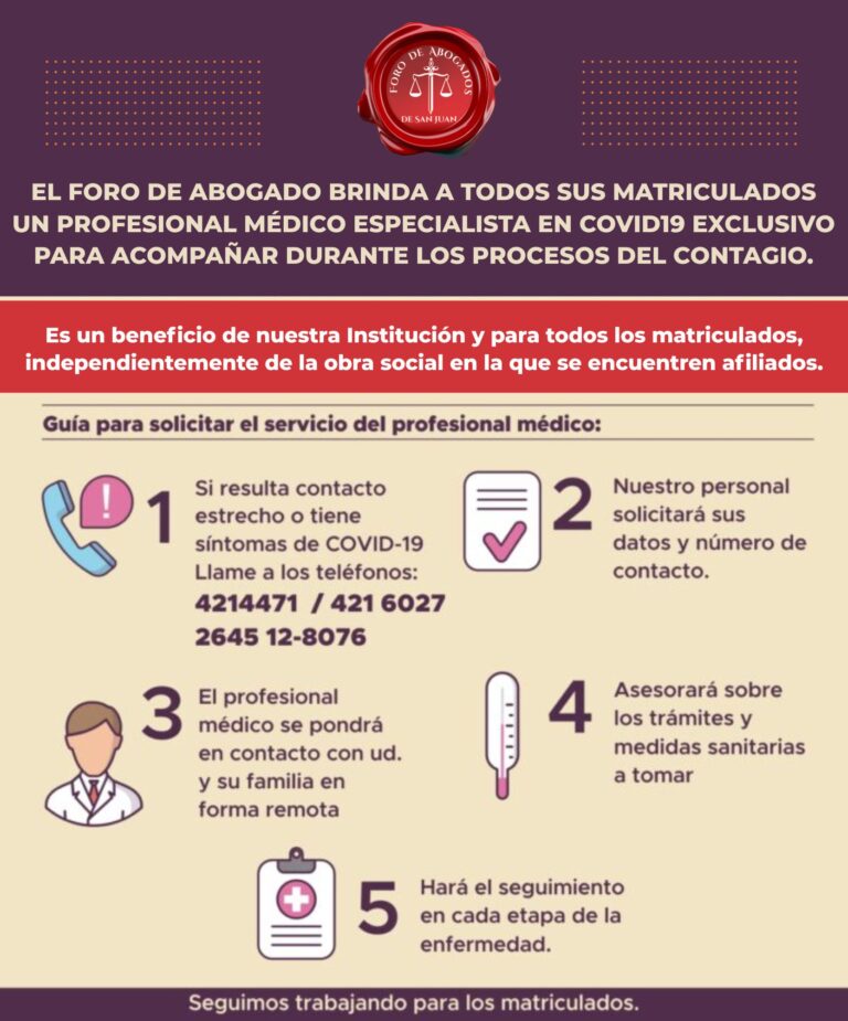FORO DE ABOGADOS RECUERDA A LOS MATRICULADOS