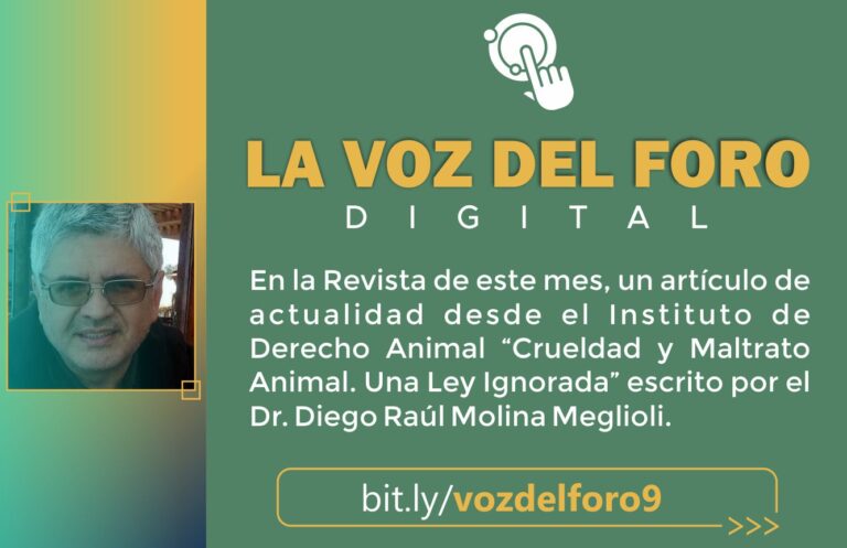 DISFRUTÁ LO NUEVO DE LA REVISTA “LA VOZ DEL FORO”