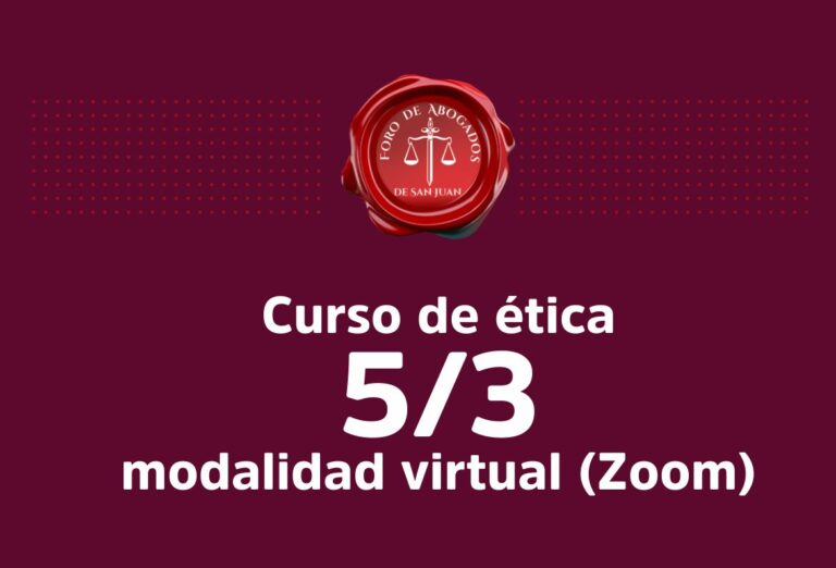 CURSO DE ÉTICA