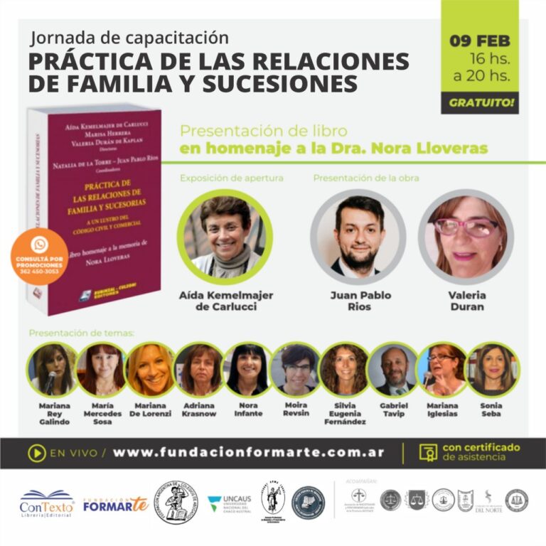 9/2: PRACTICA DE LAS RELACIONES DE FAMILIA Y SUCESIONES