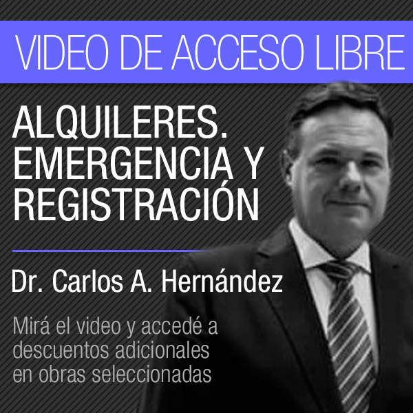 CHARLA GRATUITA: “Alquileres emergencia y registración”