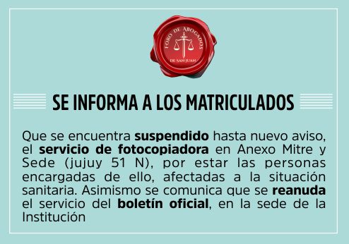 FORO, INFORMA: