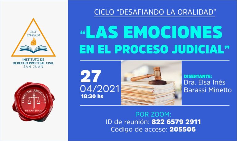 Instituto de Derecho Procesal Civil, invita: