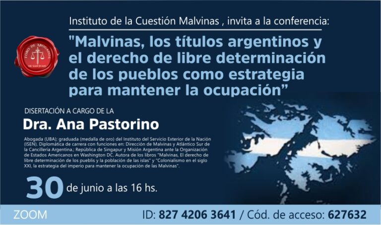 COMISIÓN MALVINAS, INVITA