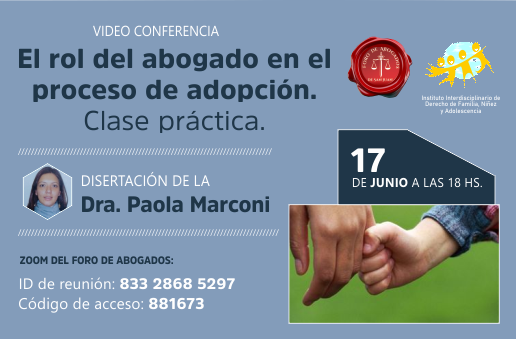 Instituto Interdisciplinario de Familia Niñez y Adolescencia , invita: