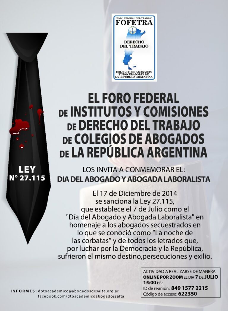 Instituto Derecho Laboral invita: