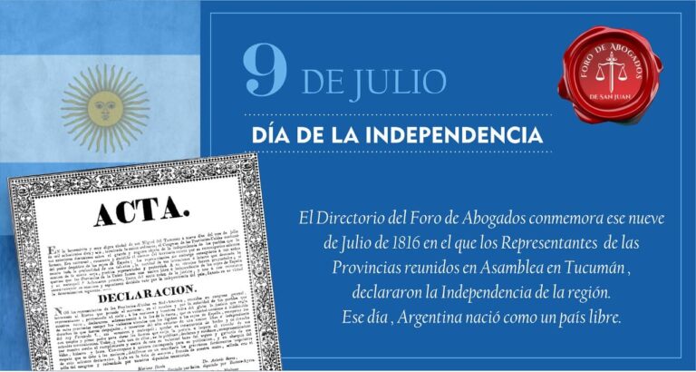 SALUTACIÓN 9 DE JULIO