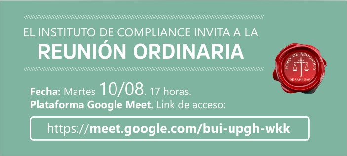 REUNIÓN INSTITUTO COMPLIANCE
