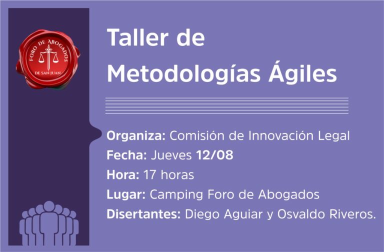 TALLER DE METODOLOGÍAS ÁGILES